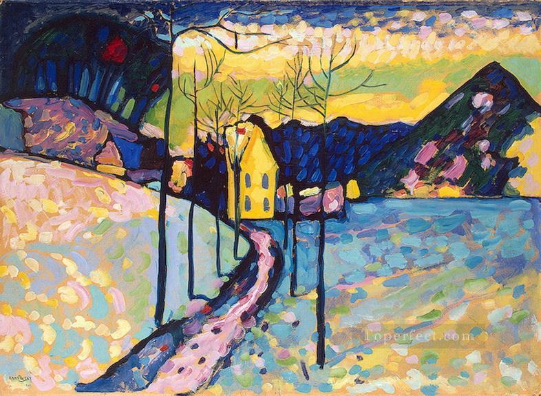 Paisaje invernal Wassily Kandinsky Pintura al óleo